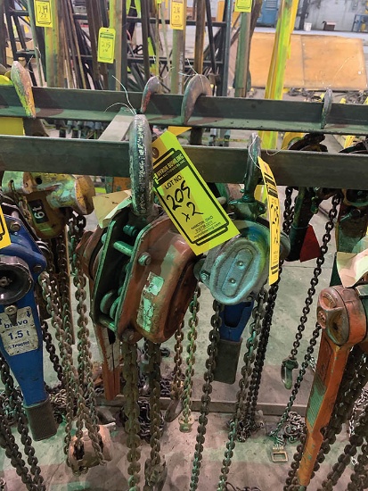 (2) CHAIN COME-A-LONGS