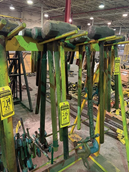 (4) ASSORTED SLEDGE HAMMERS