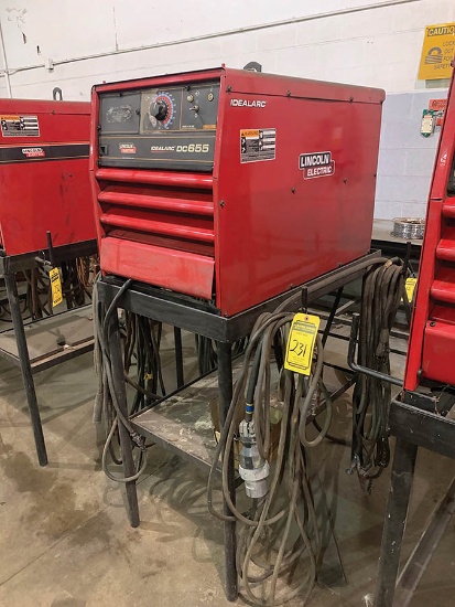 LINCOLN DC-655 WELDING POWER SOURCE, MODEL: N/A, S/N N/A