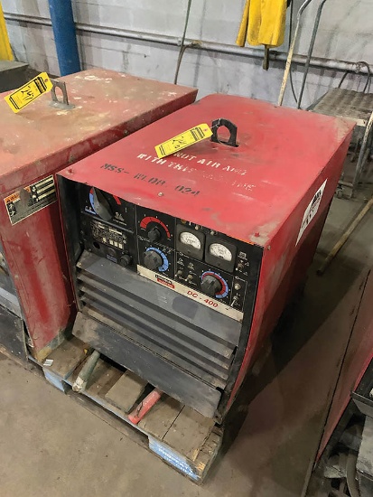 LINCOLN DC-400 WELDING POWER SOURCE, MODEL: 9847DM, S/N U1940612039