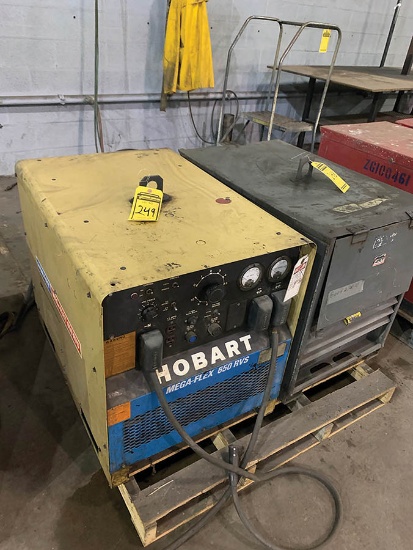 HOBART MEGA FLEX 650RVS WELDING POWER SOURCE, MODEL: RCC650RVS, S/N 81WS19990
