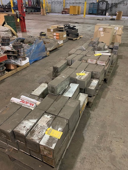 (4) SKIDS OF ASSORTED WELDING ROD