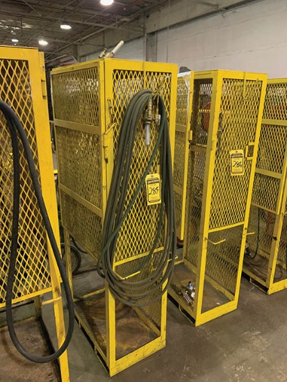 PORTABLE OXY-ACETYLENE CAGE W/ FORK HOLES