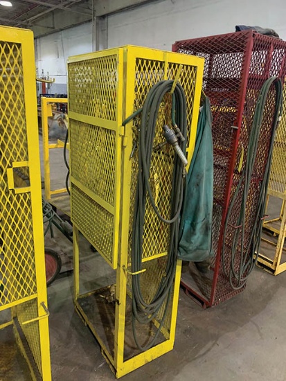 PORTABLE OXY-ACETYLENE CAGE W/ FORK HOLES