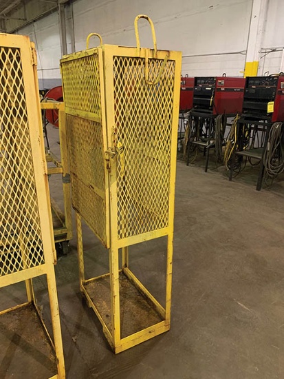 PORTABLE OXY-ACETYLENE CAGE W/ FORK HOLES