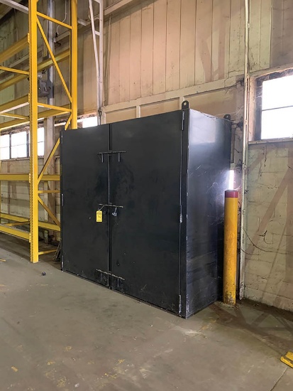 STEEL CABINET, 10' X 8' X 4'