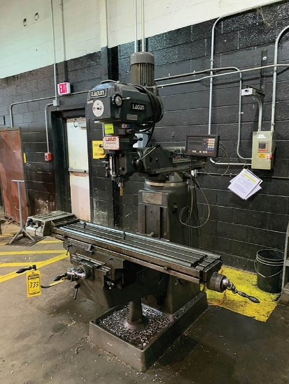 LAGUN REPUBLIC FTV-2, VERTICAL MILLING MACHINE, 4,200 RPM CAP., 54'' X 10'' TABLE, NEWALL TOPAZ