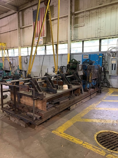 REEVES SPECIAL BUILT BORING MILL, 480V WITH (2) ELECTRIC CONTROL MODULES