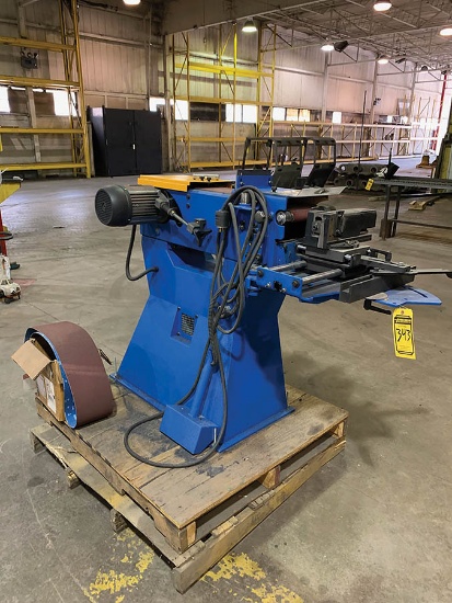 2008 CML TUBE NOTCHER, MODEL: EN 180, S/N 1808022, 3PH , 7'' X 72'' BELT