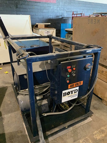 (4) ENERPAC 350-TON HYDRAULIC JACKS, MODEL: RDA3001, ENERPAC 480V HYDRAULIC PUMP UNIT, ENERPAC 4-WAY