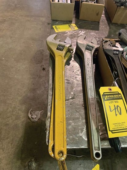 (2) 24'' CRESCENT WRENCHES