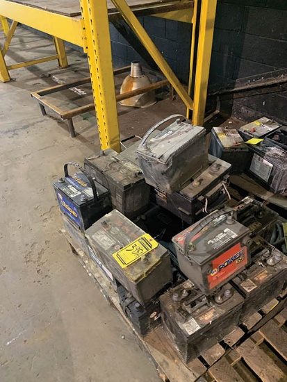 (4) SKIDS OF BATTERIES