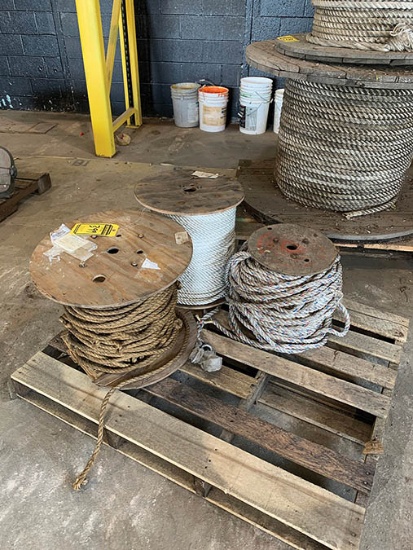 (3) SPOOLS OF COTTON ROPE