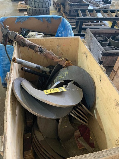 (2) SKIDS OF PRECUT AUGER PARTS