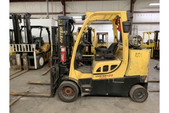 HYSTER 12,000 LB. CAPACITY FORKLIFT, MODEL S120FT