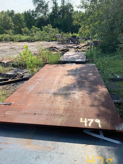 STEEL PLATE, 8' X 15' X 1 1/2''