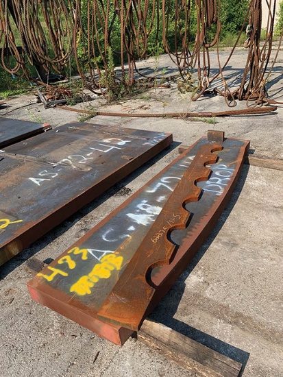 STEEL PLATE, 2'6'' X 9' X 5''