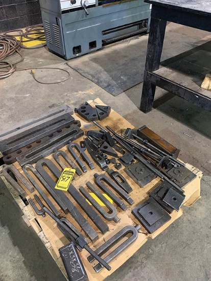 ASSORTED MILL CLAMPS AND SHIMS