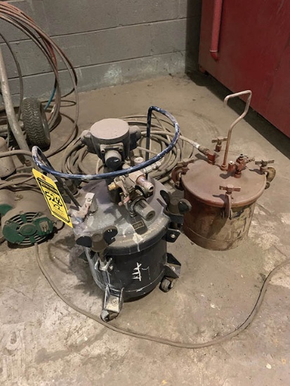 (2) PAINT PRESSURE POTS