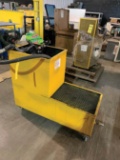 HYDRAULIC FILTER TUB ON WHEELS