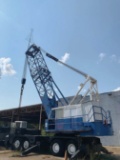 LORAIN MOTO-CRANE, MODEL: MC-115, 35' BOOM WITH 3-LEG CABLE SLING, 230K LBS. LIFTS CAP, HOURS N/A,