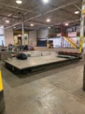 HEAVY DUTY WELDING TABLE, 20' X 12' X 2 1/2'' WORK SURFACE, 20'' HEIGHT