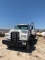 MACK TRACTOR WITH BOOM WINCH BED, TANDEM AXLE , MANUAL TRANSMISSION, VIN R686ST64029