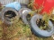 TIRES, RIMS, CLOTHING BOX, SCAFFOLD, STOVES, DRYERS, MISC. SCRAP