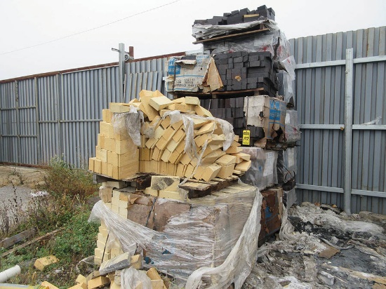 (12) PALLETS OF ASSORTED FIRE BRICK