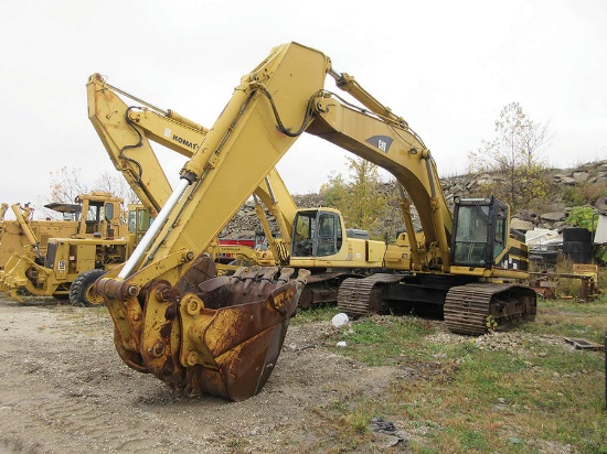 2007 CATERPILLAR 345B EXCAVATOR, 36'' W. TRACKS, 11,621 HRS., PIN# CATO345BLAGS00711, 51'' BUCKET,