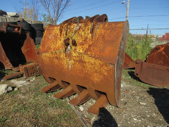 EXCAVATOR GRAPPLE BUCKET, 84'' W., (FITS 345B OR PC400)