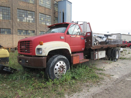 1998 SMC C7500 S/A ROLLBACK TRUCK, JERR-DAN ROLLBACK BED 102'' X 24', VIN# 1GDM7H1C8XJ5053036, 5-