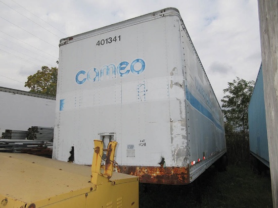 1977 40' BUDD VAN TRAILER, MODEL GS1F400A50, S/N 138946M