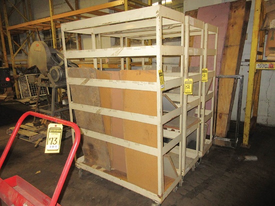 (3) ROLLING SHELF UNITS