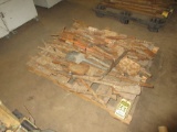 PALLET W/ ASSORTED AIR TOOL BITS, SPADE, CHISEL