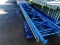 (10X) ASSORTED LENGTH X 42'' TEARDROP PALLET RACK UPRIGHTS