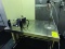 STAINLESS TABLE W/ DOLAN-JENNER FIBER-LITE SERIES 180 HIGH INTENSITY ILLUMINATOR