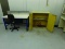 FLAMMABLE CABINET & 5' X 2' 6'' TABLE