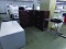 OFFICE AREA: (3) HORIZONTAL FILE CABINETS, (1) 2-DOOR TUPPERWARE CABINET, (1) DESK, (2) STEEL 2-DOOR