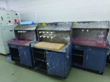 LOT OF (13) WORK STATIONS