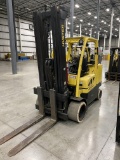 2014 HYSTER 12,000 LB. FORKLIFT, MODEL S120FTPRS, S/N H004V02621L, 8,690 HOURS, 4' FORKS, PROPANE