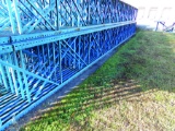 (10X) 40' X 42'' TEARDROP PALLET RACK UPRIGHTS