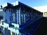 (15X) 40' X 42'' TEARDROP PALLET RACK UPRIGHTS