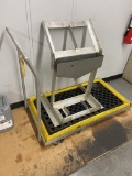 ROLLING CART W/ ASSEMBLY FOR DRAINING BUCKETS