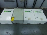 (4) TRANSFORMERS, (2) TYPE ADLG 10,0, KVA 15, FREQ. HZ 50/60, (1) TYPE VDLG 12,5, KVA 55, FREQ. HZ