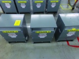 (3) SQUARE D TRANSFORMERS, CAT# EE15T3HCU, KVA 15, 60 HZ