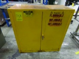 JUSTRITE FLAMMABLE CABINET, 30-GAL CAPACITY