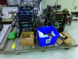 PALLET OF (4) PRINTER HEADS & MISC.