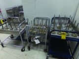 (15) ROLLING CARTS W/ SPINDLES