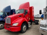 2013 KENWORTH T440 TRACTOR, SINGLE AXLE, DAY CAB, COMPRESSED NATURAL GAS (CNG), CUMMINS ISLG 320 CNG